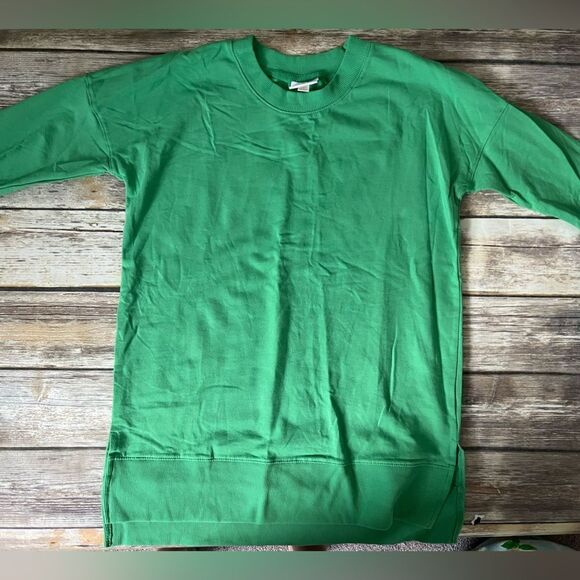 Kelly Green Hannah Sweatshirt - Picture 1 of 7
